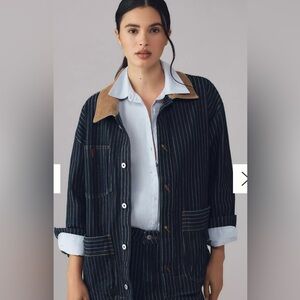 Anthropologie Pilcro Denim Chore Coat